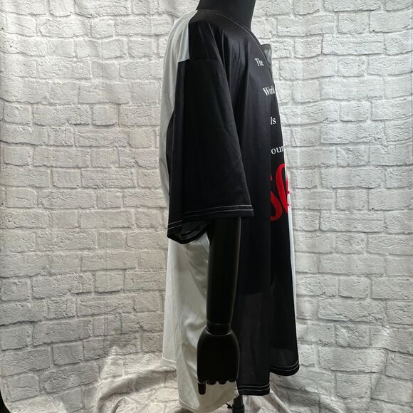 Scarface Movie ButtonUp Jersey Mens 4X The World Is Yours Tony Montana Al Pacino - Picture 4 of 7